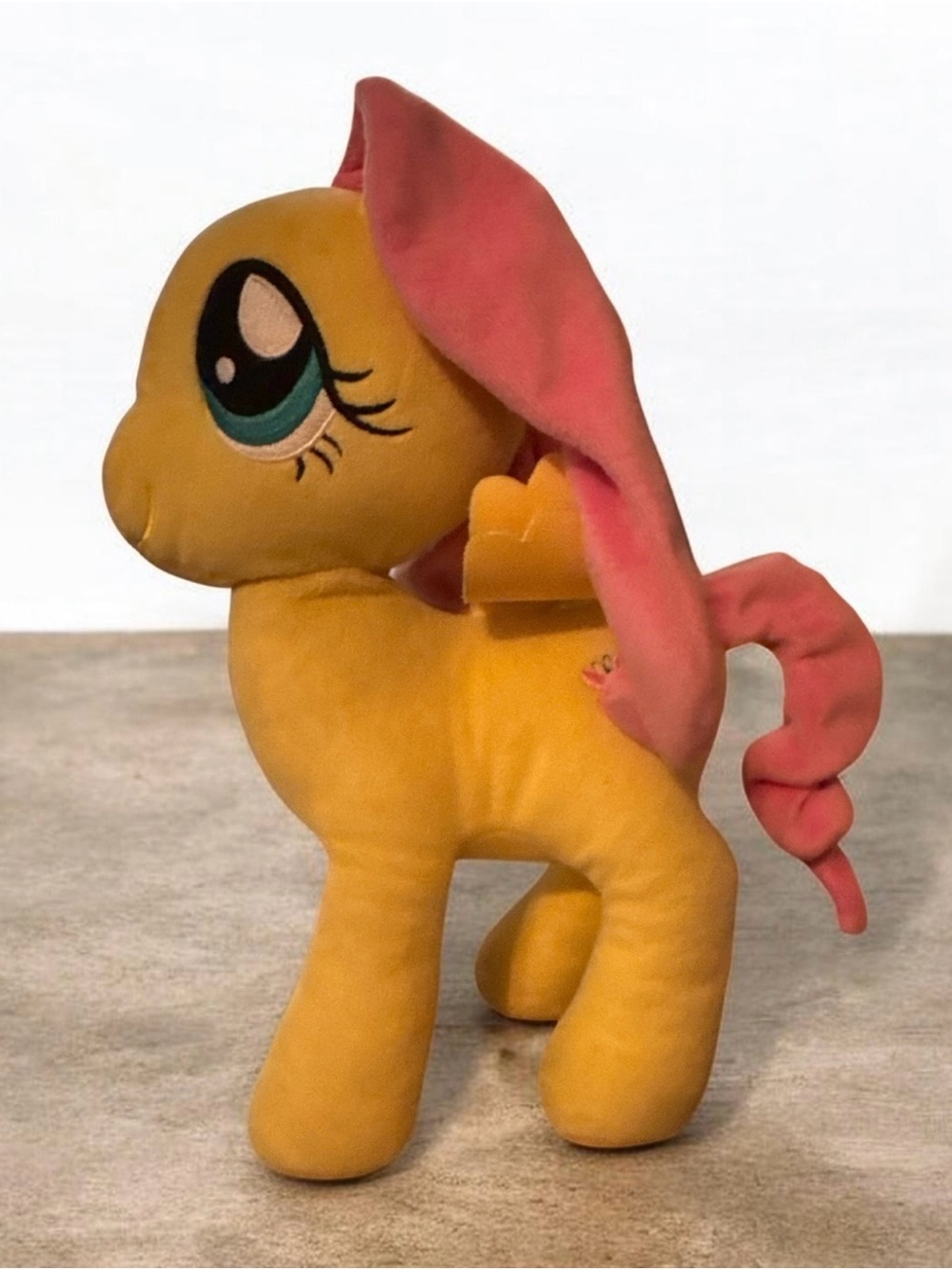 My Little Pony Yellow Plush with Pink Mane and Tail